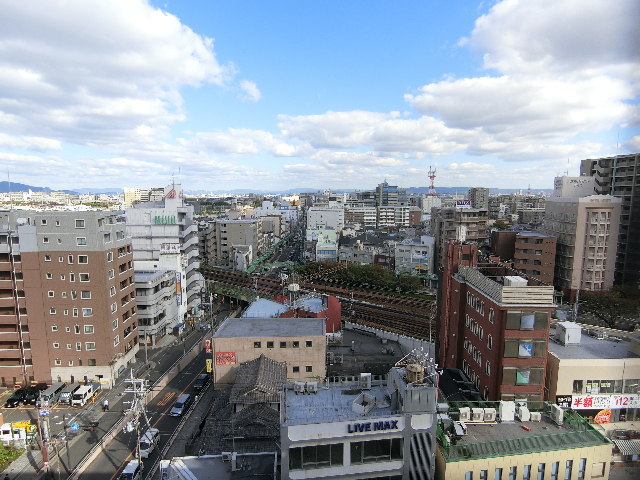 メゾン茨木（茨木駅前ビル）　バルコニーからの眺望